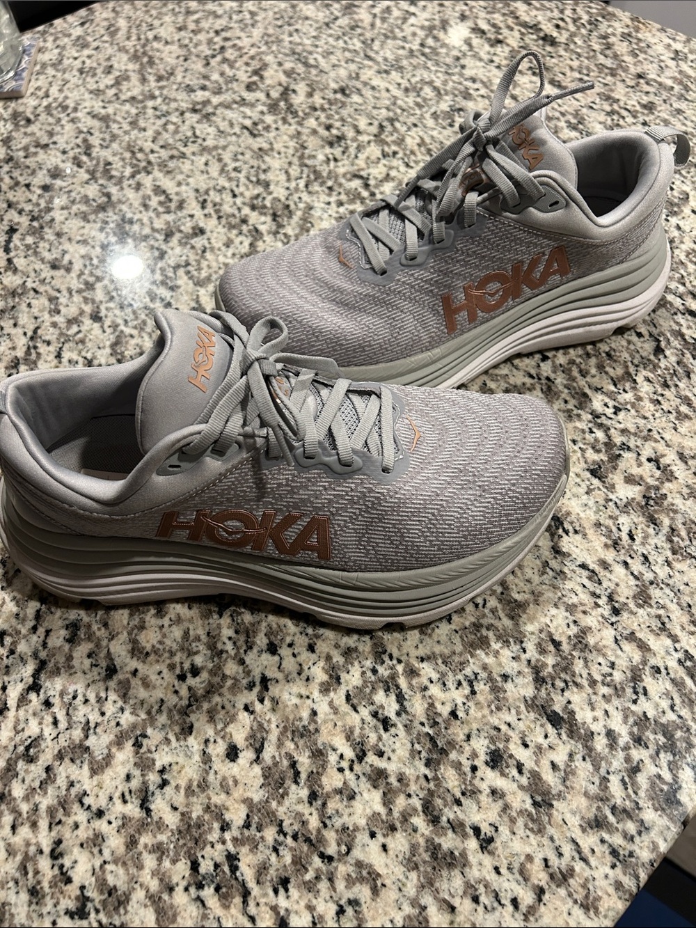 Hoka Gaviota 5 Light Gray women’s size 9